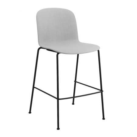 Tabouret haut tissu piètement tube pour bar – Relief Bar