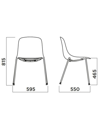 Chaise polyvalente pour bureau ou salle d’attente