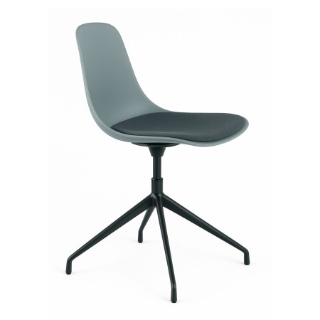 Chaise pivotante salle de réunion tissu et piètement 4 branches – Pure Loop Mono