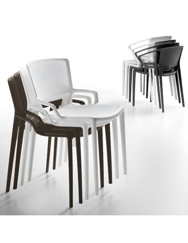 Chaise empilable en plastique - modèle Fiorellina