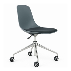 chaise pivotante avec assise rembourrée