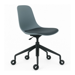 chaise de bureau à roulettes et réglable