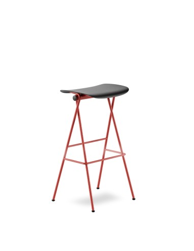 Tabouret de cuisine original et coloré - pour salle de pause - acier et plastique Flip
