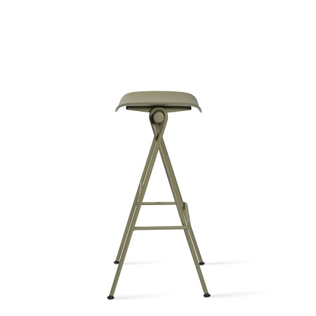 Tabouret de cuisine pratique et léger design minimaliste en  vert