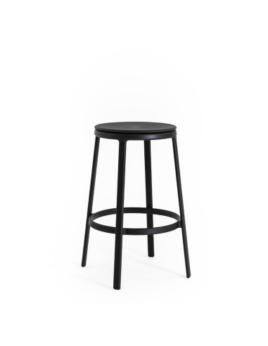 	Tabouret extérieur en plastique - pour cafétaria ou coworking ROUND&ROUND