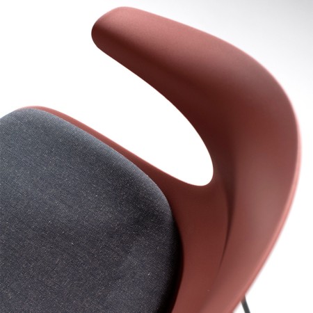 siège professionnel en tissu et métal