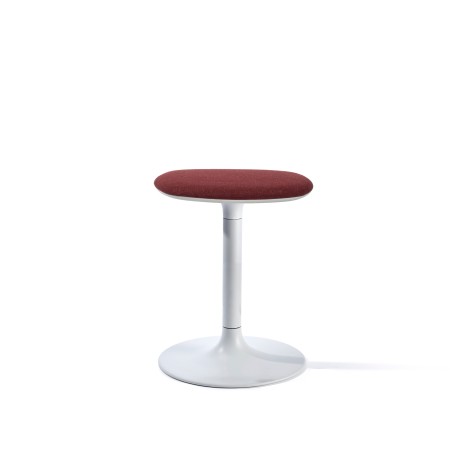 Tabouret bordeaux 45,5cm - salle d'attente et réunion FLINK