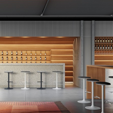 Tabouret de cuisine en bois modèle FLINK - comptoir