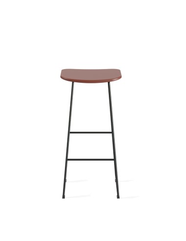 Tabouret de bar KLEJN - plastique et acier pour un espace coloré et convivial