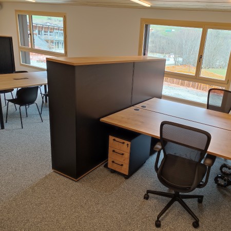 Armoire portes coulissantes L. 80 x P. 40 x H. 72cm 2