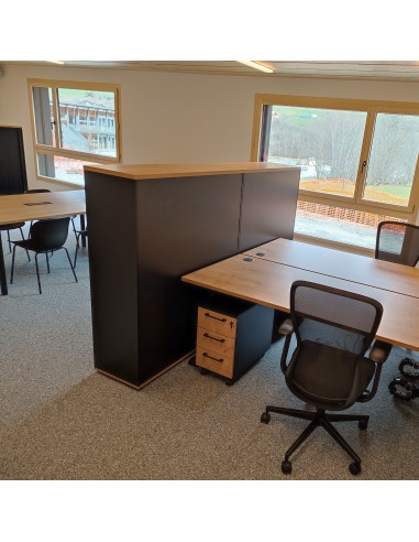 Armoire portes coulissantes L. 80 x P. 40 x H. 72cm