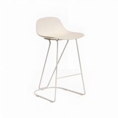 Tabouret de cuisine design en acier et plastique – piètement Dandy – Pure Loop Mini