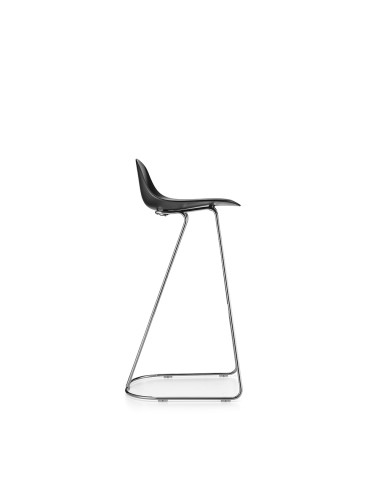 Tabouret de cuisine design en acier et plastique – piètement Dandy – Pure Loop Mini