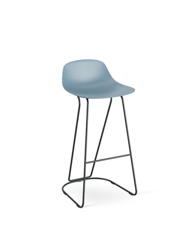 Chaise hauteur bar pour comptoirs et café - coloris bleu Pure Lopp Mini Dandy