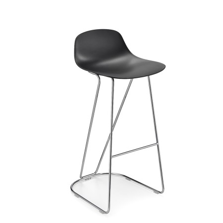 Pure Loop Mini chaise haute pour bar - comptoir restaurant, chic style Dandy noir