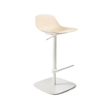 Tabouret Pure Loop Mini Updown réglable et pivotant pour burau, café ou bar- simple et élégant