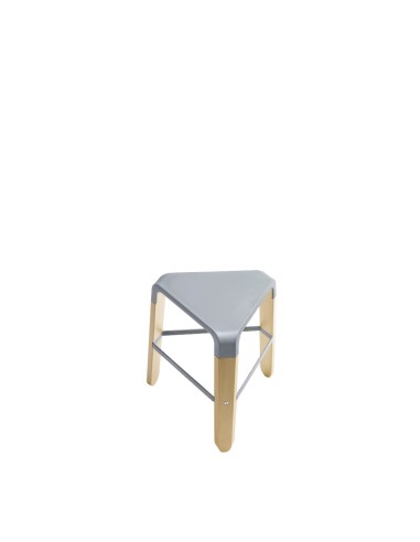 Tabouret bas avec pieds en hêtre massif design Picapau