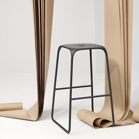 Tabouret pour îlot de cuisine ou espace de coworking - design simple et pratique Bobo