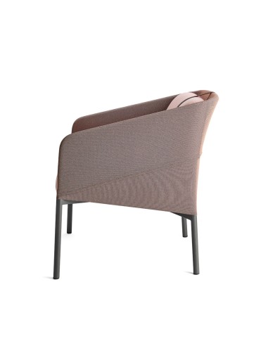 Fauteuil moderne design avec cuir - raffiné et confortable DEMOISELLE