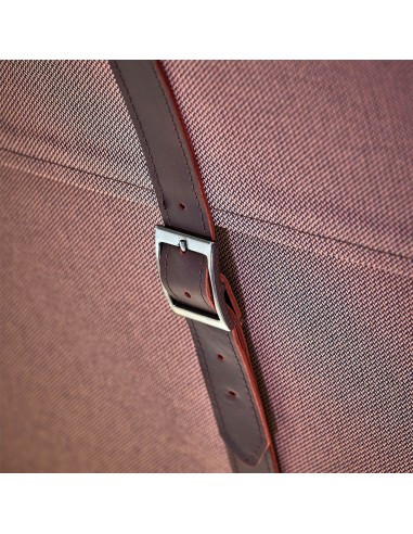 Ceinture en cuir du fauteuil DEMOISELLE - siège raffiné pour salle d'accueil