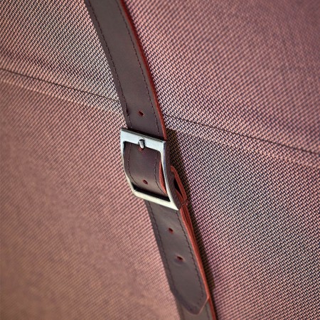 Ceinture en cuir du fauteuil DEMOISELLE - siège raffiné pour salle d'accueil