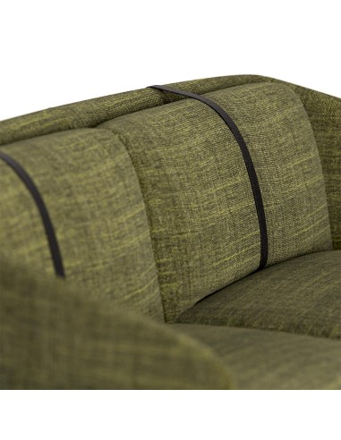 Dos confortable du sofa DEMOISELLE - salle d'accueil entreprise et bureau vert kaki