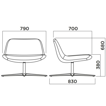 Dimensions Pure Loop Lounge
