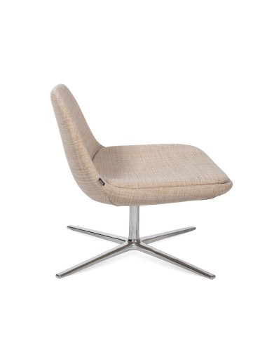 Fauteuil beige lounge pour espace détente ou salle d'attente - Pure Loop Lounge
