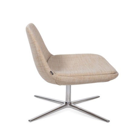 Fauteuil beige lounge pour espace détente ou salle d'attente - Pure Loop Lounge