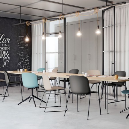 Chaise Relief pour salle de réunion - accoudoirs pour confort optimal