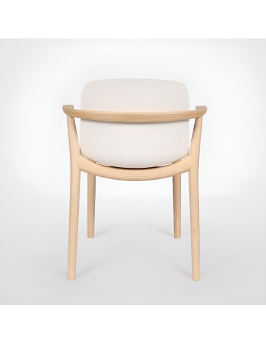 Dos de la chaise en bois et plastique Relief pour restauration chaleureuse