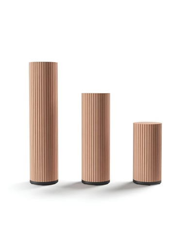 Colonnes acoustiques PARTHOS en feutre nervuré, trois hauteurs dispo