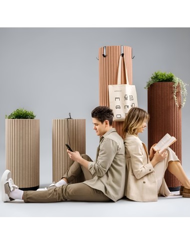 Colonnes acoustique en feutre pour espace pro PARTHOS
