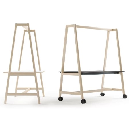 Table de réunion chaleureuse en bois Nova Wood Multifonctions modulable