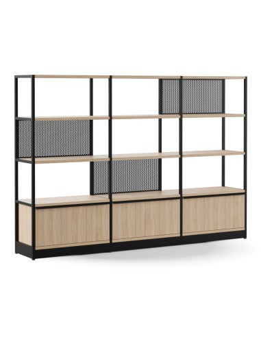 Armoire murale avec panneaux arrières en métal ajouré Combus