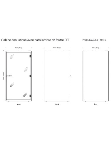 Cabine acoustique - espace confidentiel pour appels et visios – SONUS S