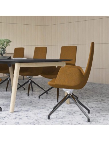 Open space design avec plusieurs sièges North Cape sur sol béton brut – North Cape