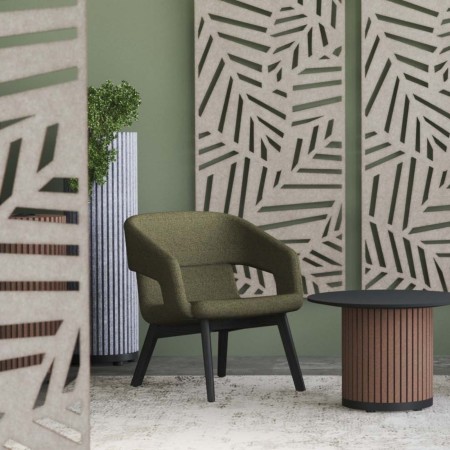 Fauteuil vert dans un espace d'acceuil – TWIST&SIT Soft