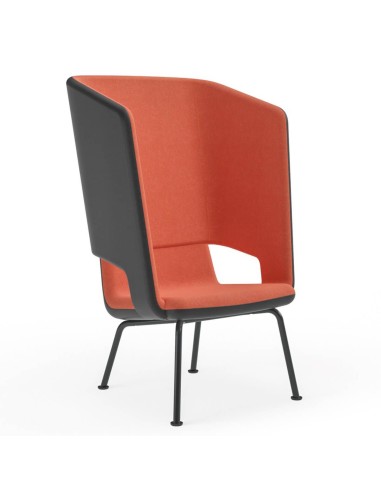 Fauteuil lounge piètement bois – TWIST&SIT Soft