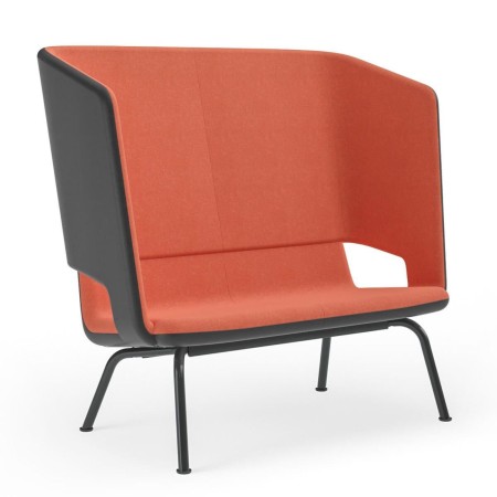 Canapé lounge 2 places avec dossier enveloppant – TWIST&SIT Soft