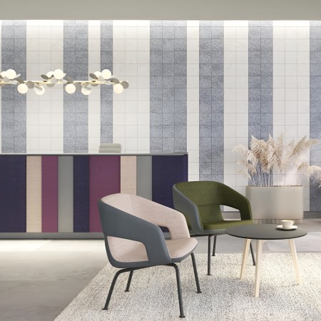 Revêtement mural esthétique et acoustique pour bureau design