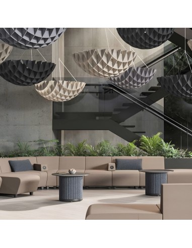 Panneaux acoustiques décoratifs en forme de bol pour bureau et espaces de travail Artwork