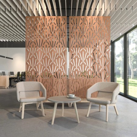 Assortiment de panneaux acoustiques avec différentes formes d'ajourages 2