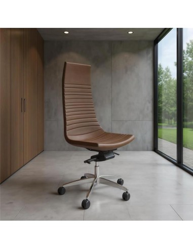 Chaise de direction haut gamme dans un bureau - monbureau
