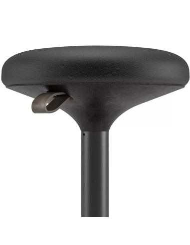Tabouret WOBBY en position haute et basse – pour bureaux assis-debout