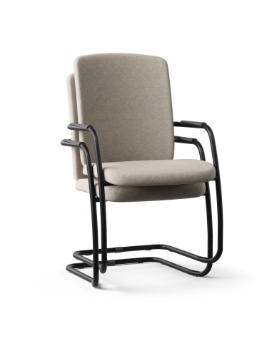 Sièges empilables jusqu'à 6 unités, dossiers haut pour conférence