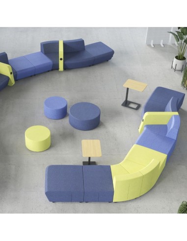 Exemple d'agencement d’îlot SOFT ROCK en environnement professionnel