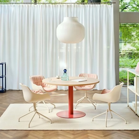 Table de réunion ronde 120cm de diamètre 2