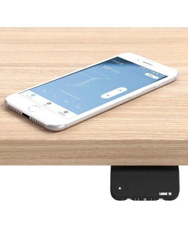 Poste de travail individuel avec bureau MOTION réglable en hauteur