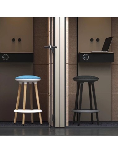 Tabourets hauts CANNIE en salle acoustique chaise confortable pour table haute